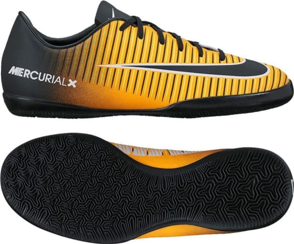 Nike MercurialX Victory VI IC soccer shoes orange 32 (831947 801)