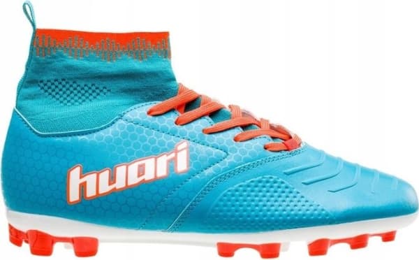 Huari Jay-Jay Teen AG soccer shoes blue/orange size 40
