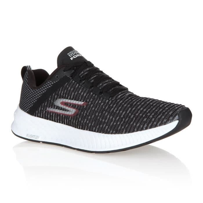 SKECHERS Go Run Forza 3 runnig sneakers - Mænd - Sort og hvid