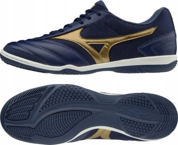 Mizuno Morelia Sala Club In soccer shoes navy blue, size 42.5 (Q1GA190350)