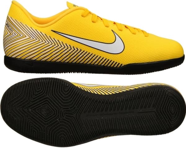 Nike Mercurial Vapor 12 Club Neymar IC Junior Shoes Yellow 33.5 (AO9477 710)