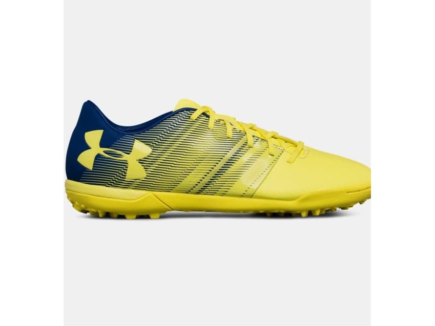 Under Armor Spotlight TF soccer shoes yellow, size 41 (1289539-300)