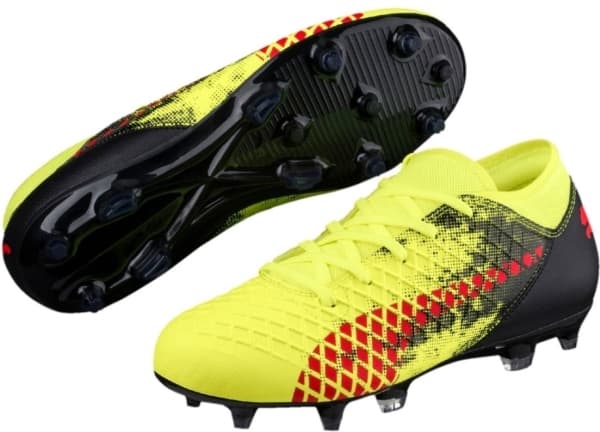 Puma Future 18.4 FG AG JR football boots yellow 38 (104346 01)