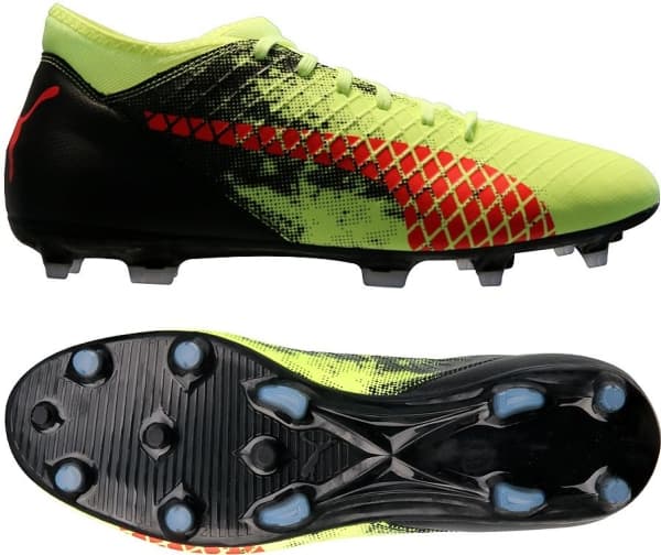Puma Future 18.4 FG AG Fizzy football shoes yellow 42 (104344-01)