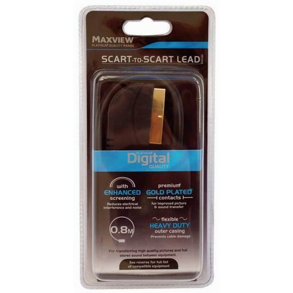 Maxview 1.5M Digital Scart To Scart Lead