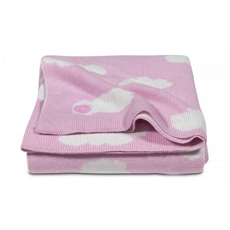 Blanket 75x100cm, Clouds Pink, Jollein