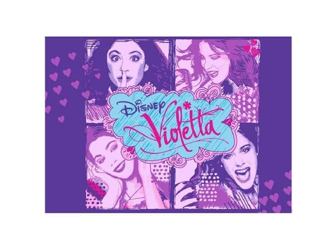 Disney Violetta Tæppe til børn 01 - 95 x 133 cm