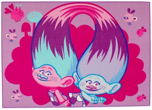 Trolls Gulvtæppe - 95 x 133 cm