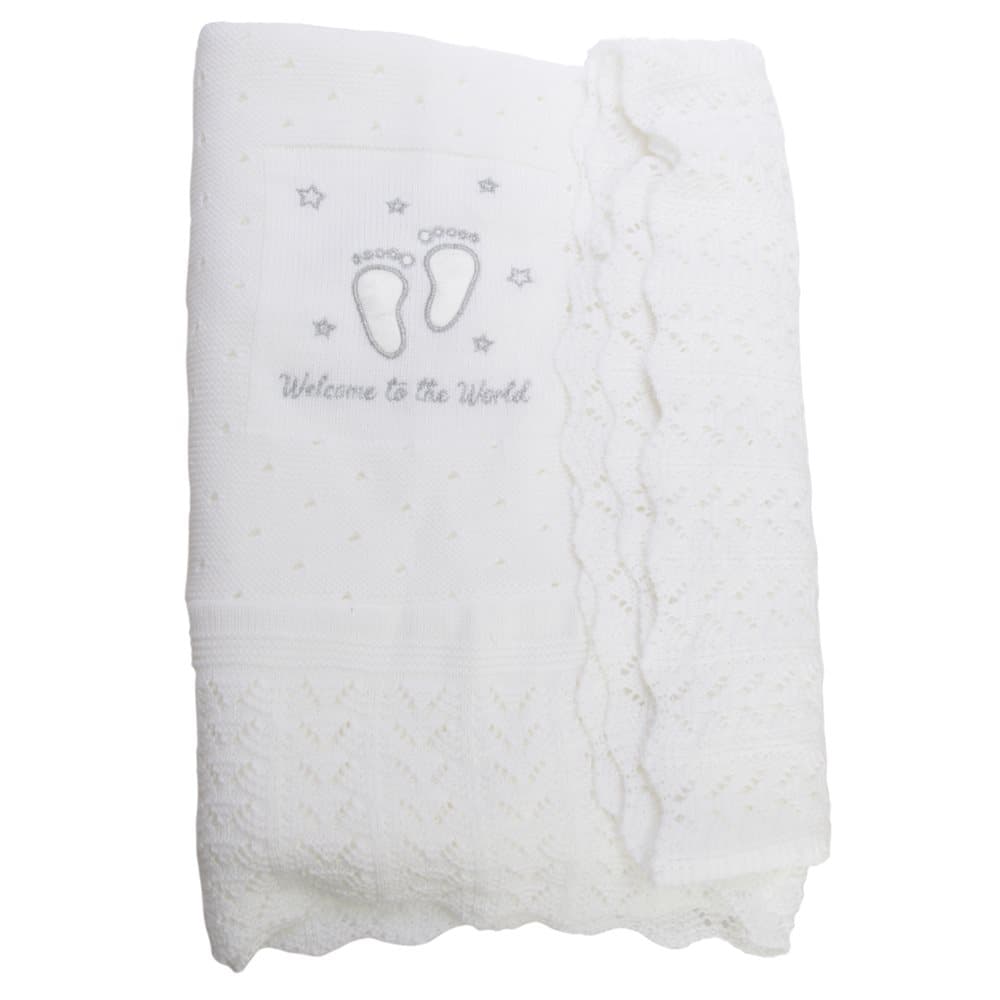 Snuggle Baby Welcome Christening Shawl
