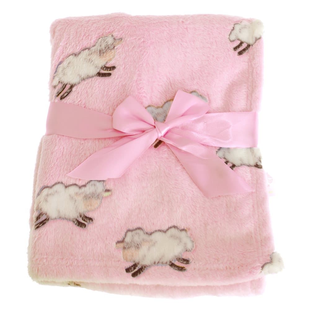 Snuggle Baby Pink Baby Wrap For Someone Special With Sheep Design