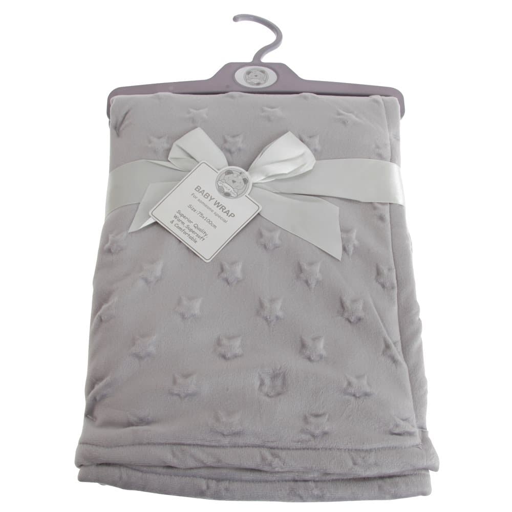 Snuggle Baby Star Embossed Baby Wrap