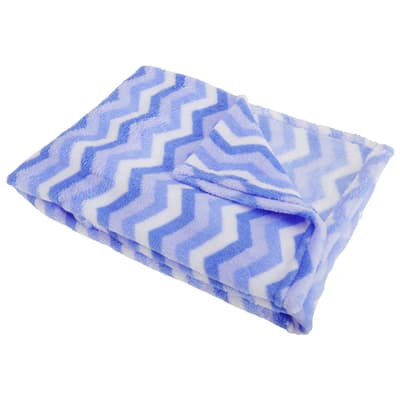 Baby Boys/Girls Soft Chevron Pattern Baby Wrap Blanket