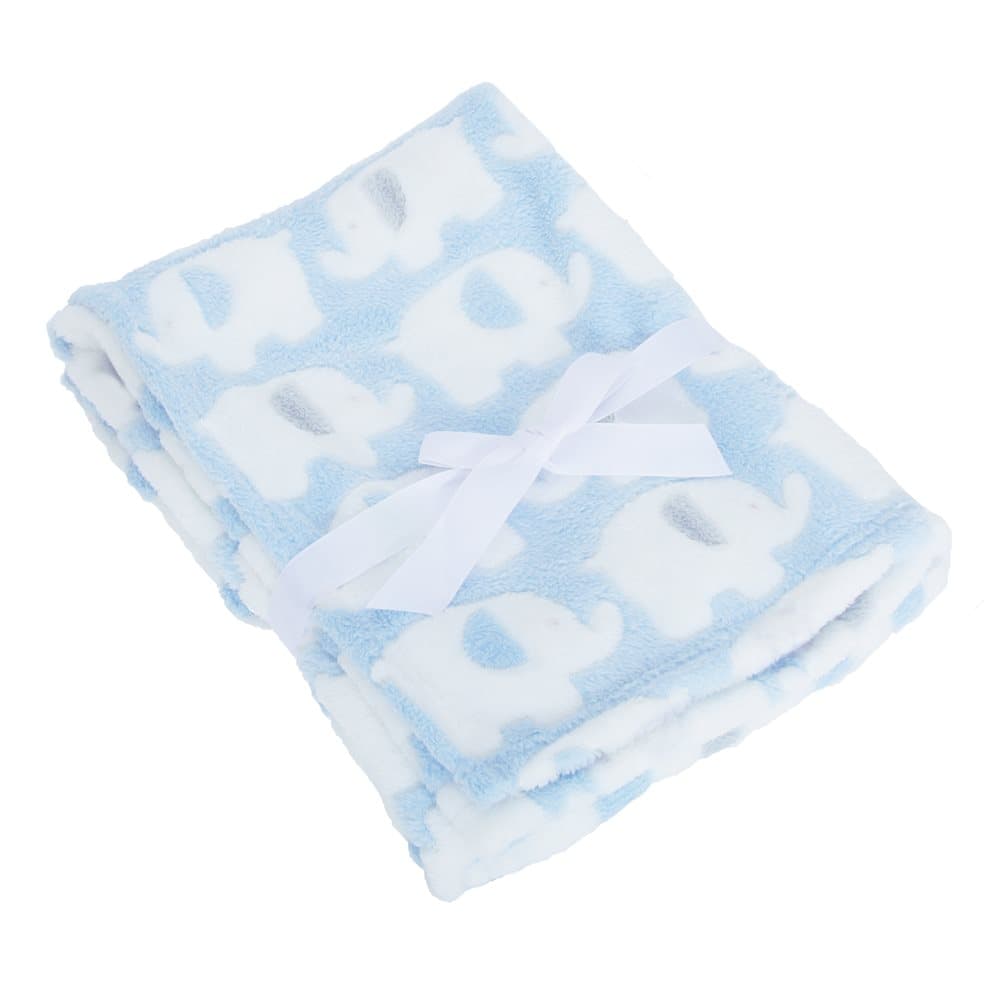 Baby Elephant Luxury Pram Blanket -Boy/Girl Options