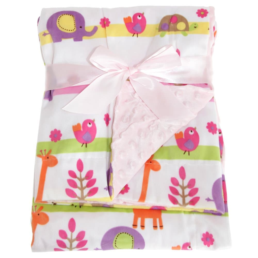 Snuggle Baby Reversible Baby Wrap For Someone Special With Cartoon Nature Design