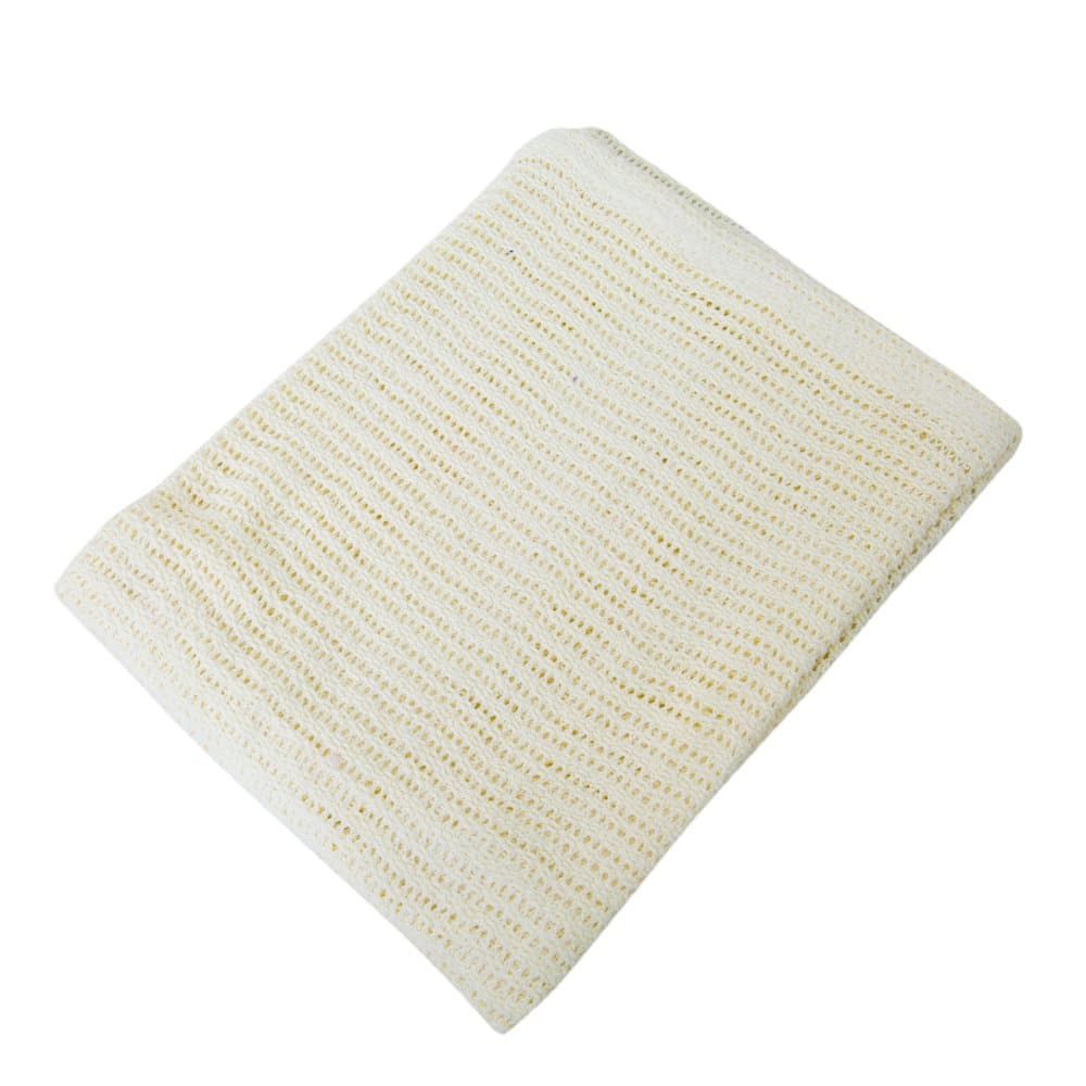Snuggle Baby Cellular 100% Cotton Large Cot Blanket (6 Colours)