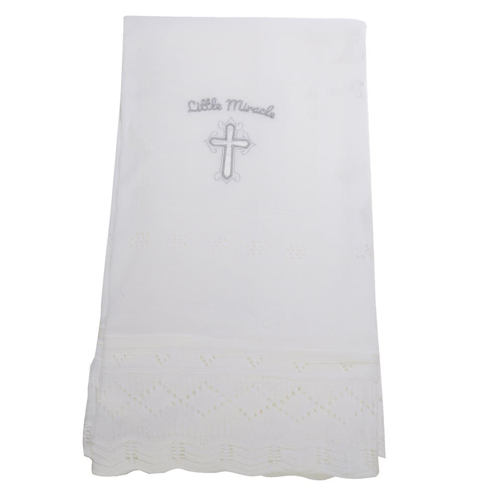 Snuggle Baby Babies Little Miracle Christening Shawl