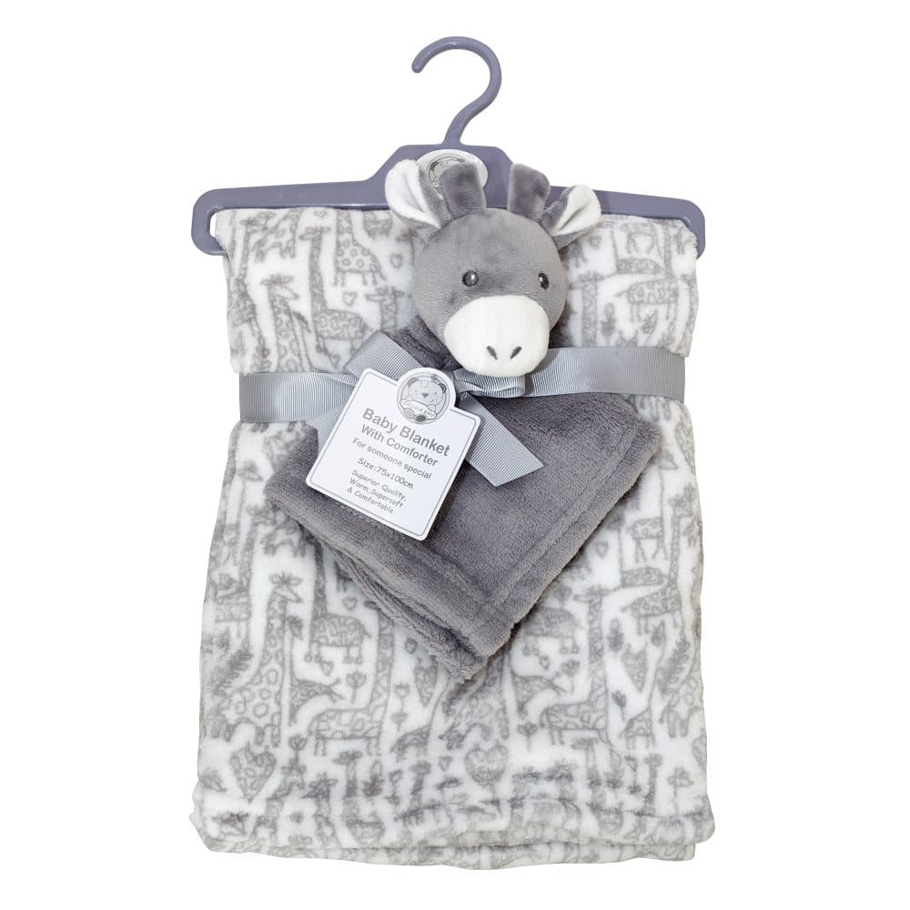 Snuggle Baby Babies Blanket With Donkey Comforter