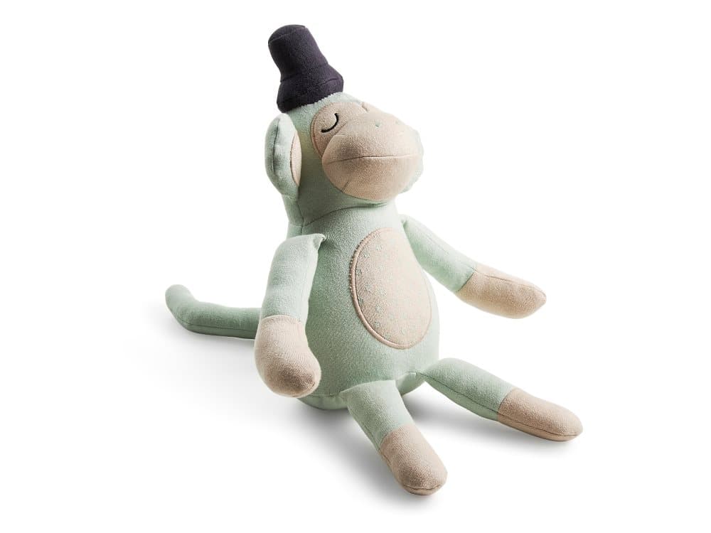 Södahl Magic Forest Nallebjörn Monty Monkey 100% Ekologisk Bomull 50 cm Grön
