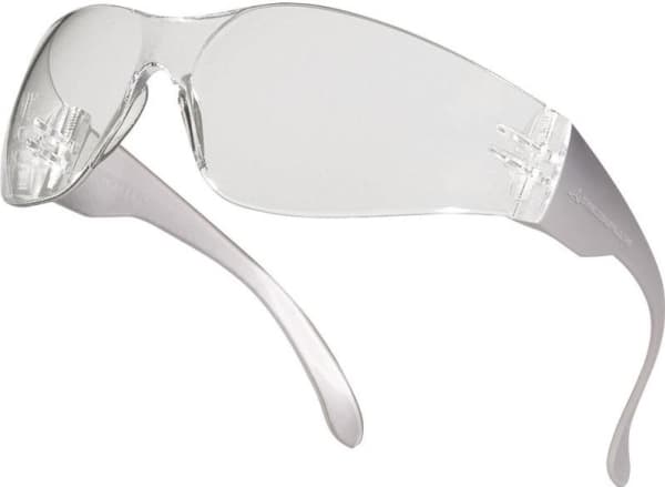 DELTA PLUS Safety glasses made of UV400 clear polycarbonate (BRAV2IN)