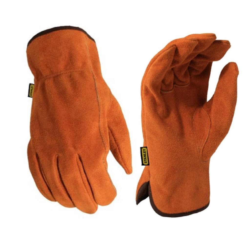 Stanley Mens Split Leather Cowhide Glove