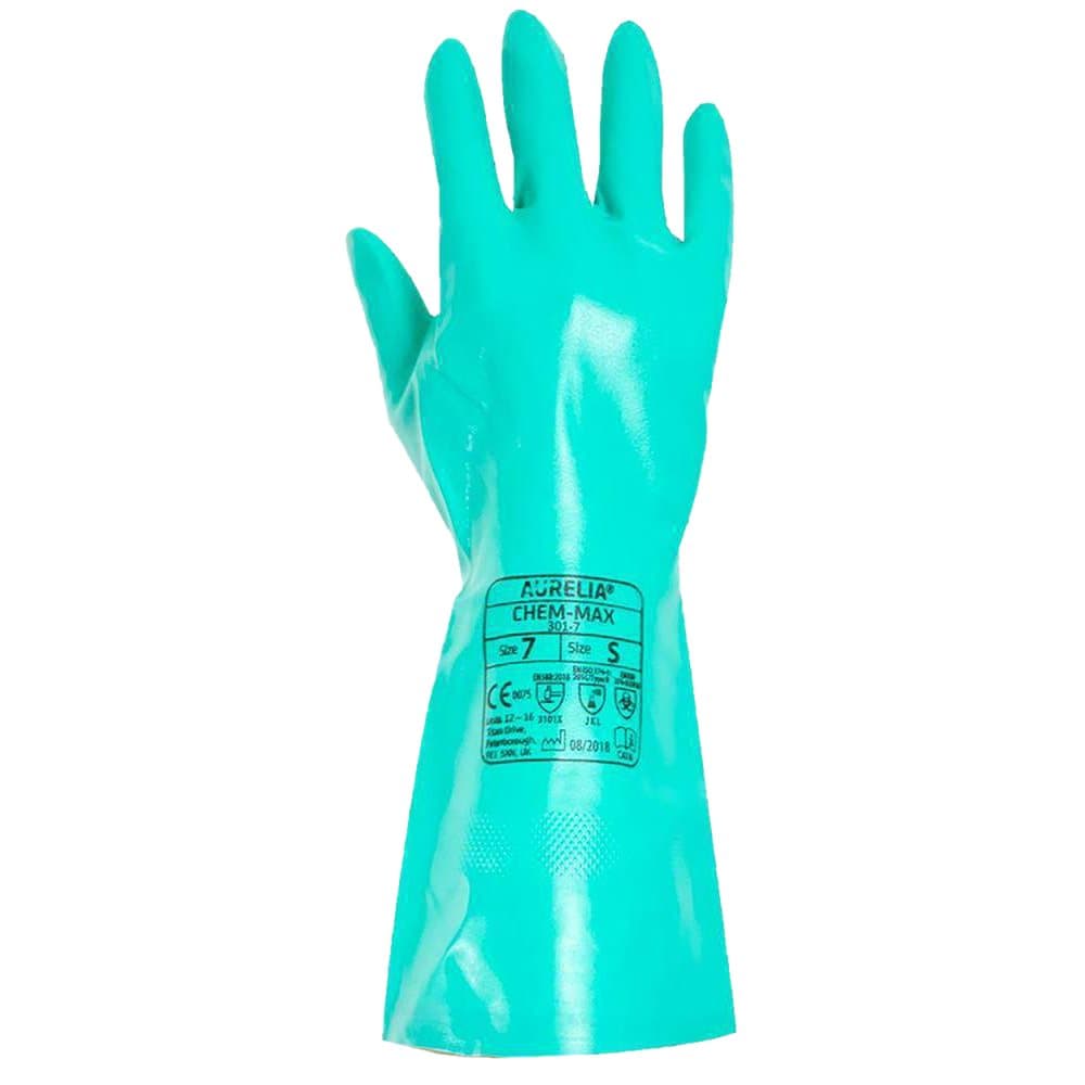 Aurelia Unisex Adults Chem Max Nitrile Chemical Gauntlet Rubber Glove