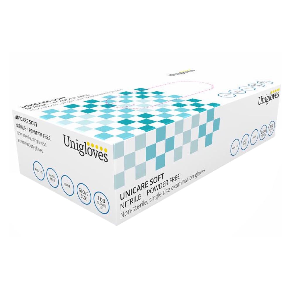 Unigloves Unisex Adults Nitrile Gloves (Pack Of 100)