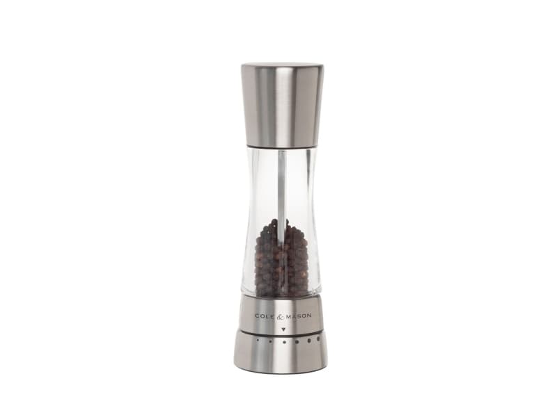 Cole & Mason H59401G, Akryl, Rostfritt stål, Kolstål, Peppar, Rostfritt stål