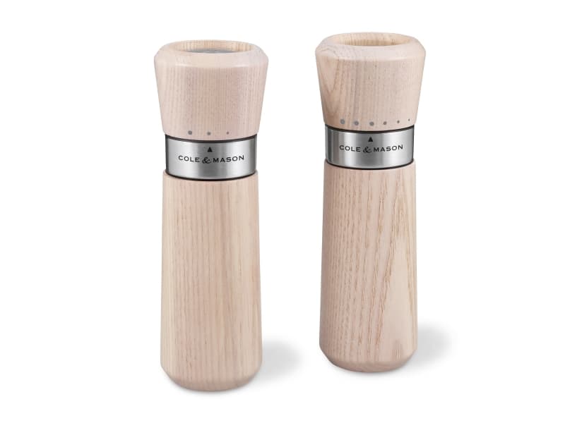 Kvarnset Lyndhurs cole&mason™ - Ø6,2cm, h18,5cm - Ask - Nordic white