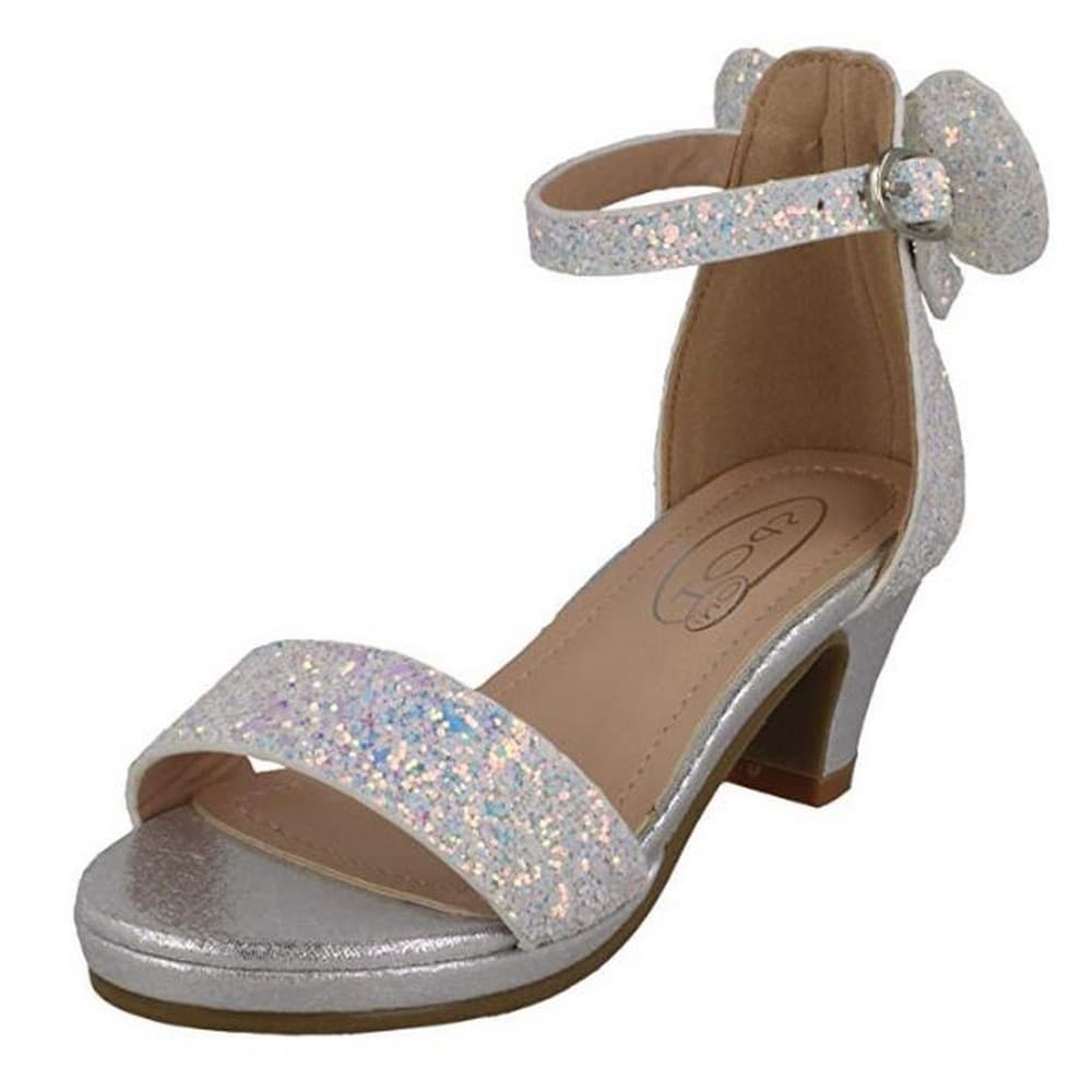 Spot On Girls Mid Heel Sandals