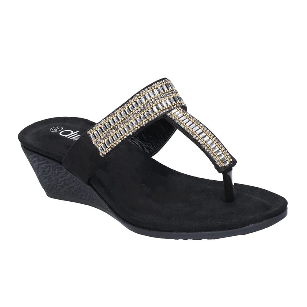 Divaz Kvinnors / kvinnors pärla glid på sandaler