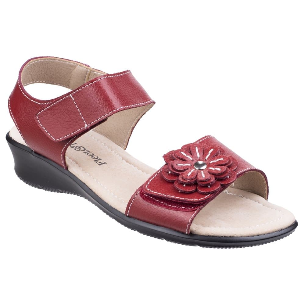 Fleet & Foster Sapphire Touch Fastening Sandaler för kvinnor / damer