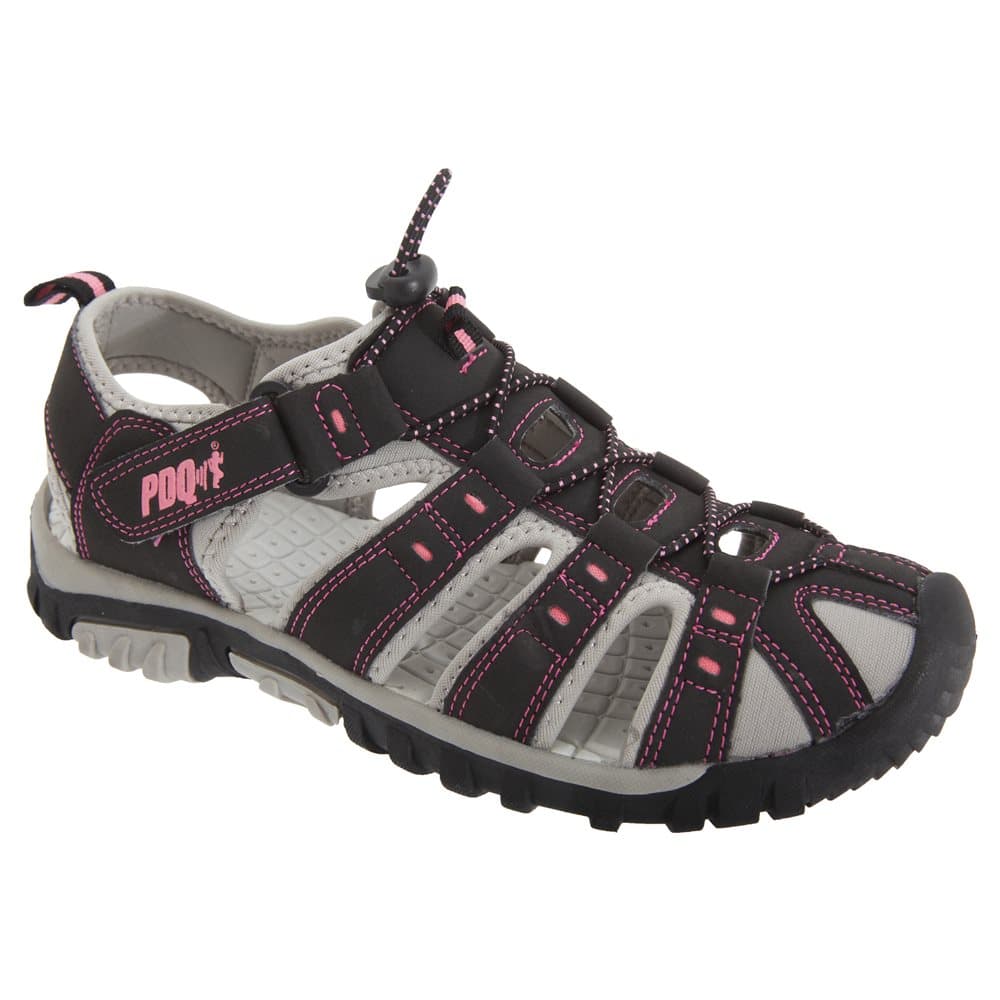 PDQ Kvinnor / damer Toggle & Touch Fastening Sports Sandaler