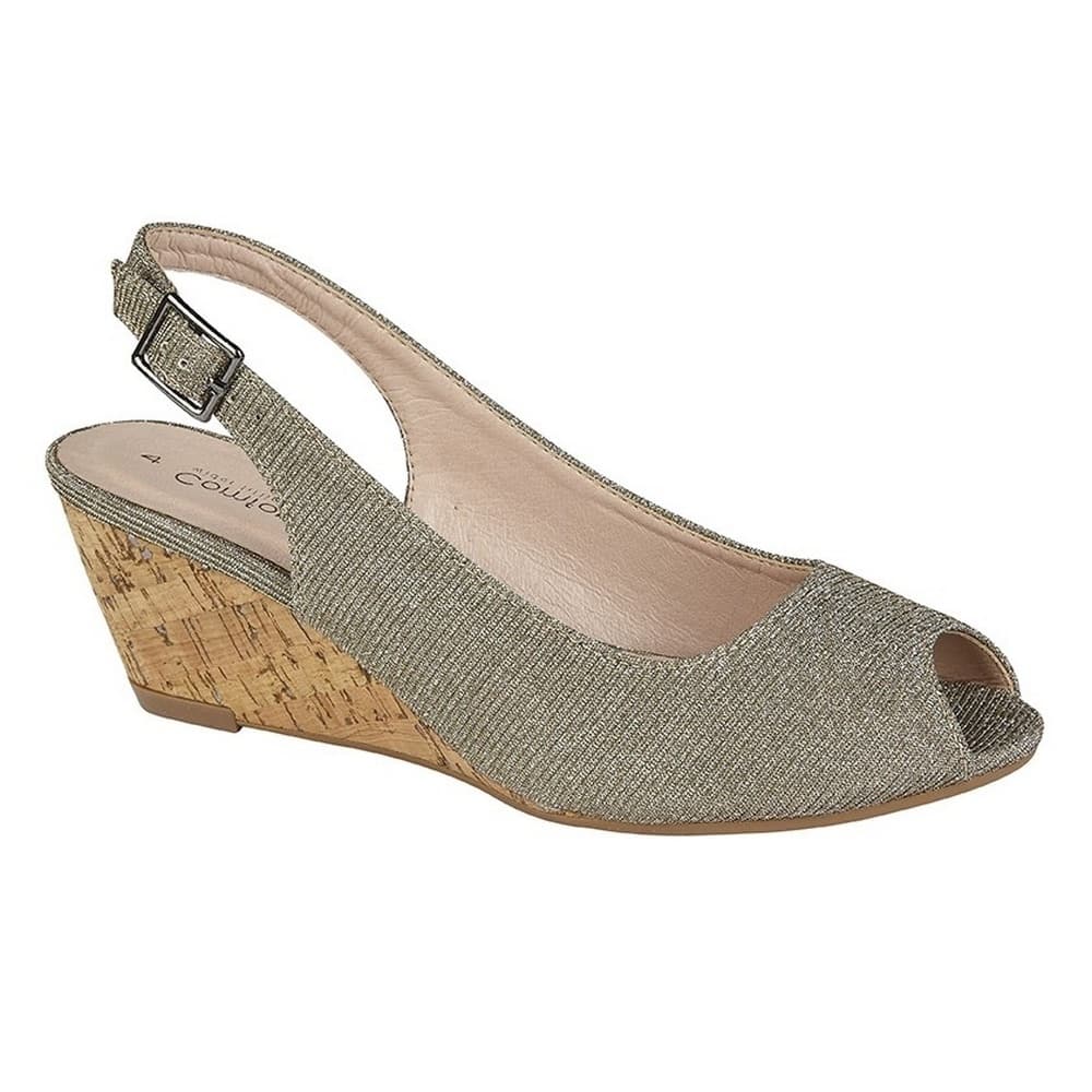 Cipriata Leana Buckle Wedge Heel Sandaler för kvinnor / damer