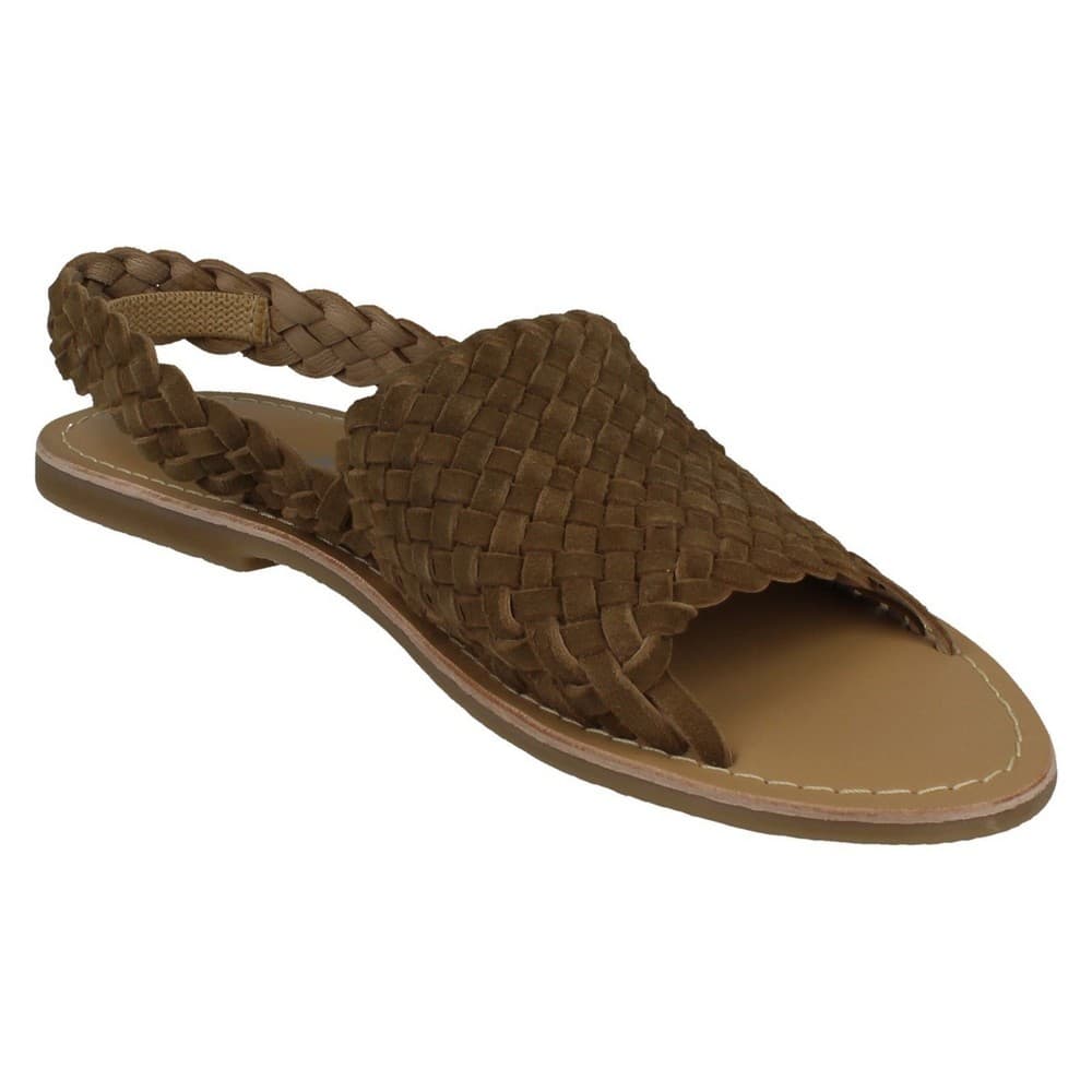 Leather Collection Womens/Ladies Slingback Sandals