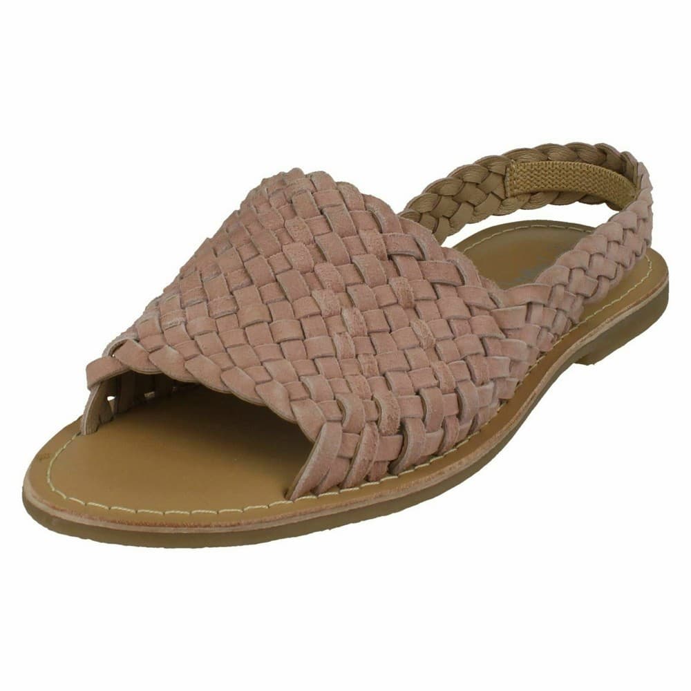 Leather Collection Womens/Ladies Slingback Sandals