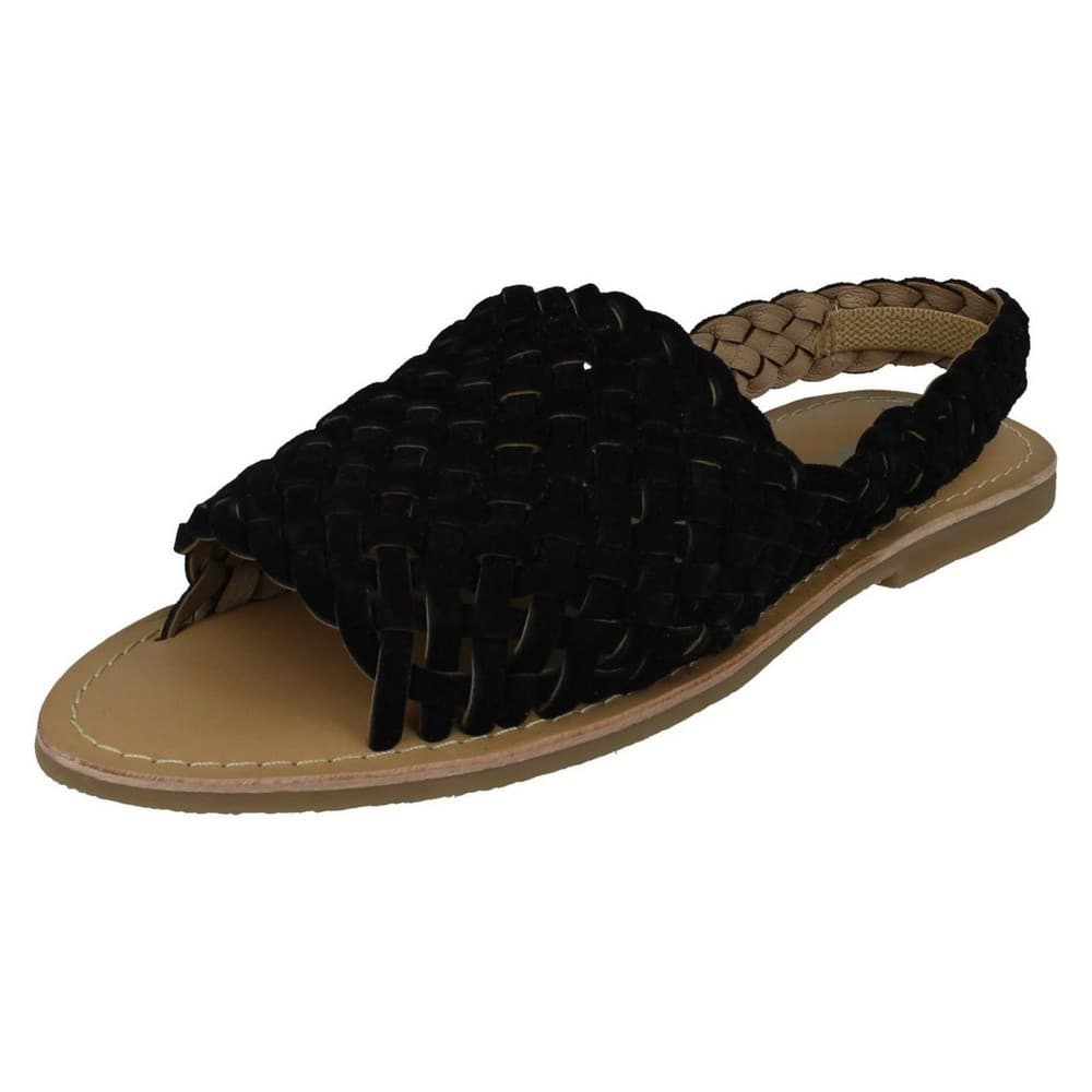 Leather Collection Womens/Ladies Slingback Sandals