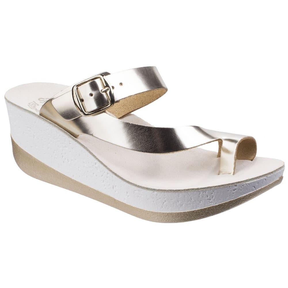 Fantasy Womens/Ladies Felisa Buckle Up Sandals