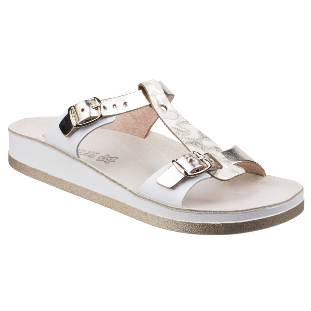 Fantasy Womens/Ladies Leather Jessamine Summer Mule