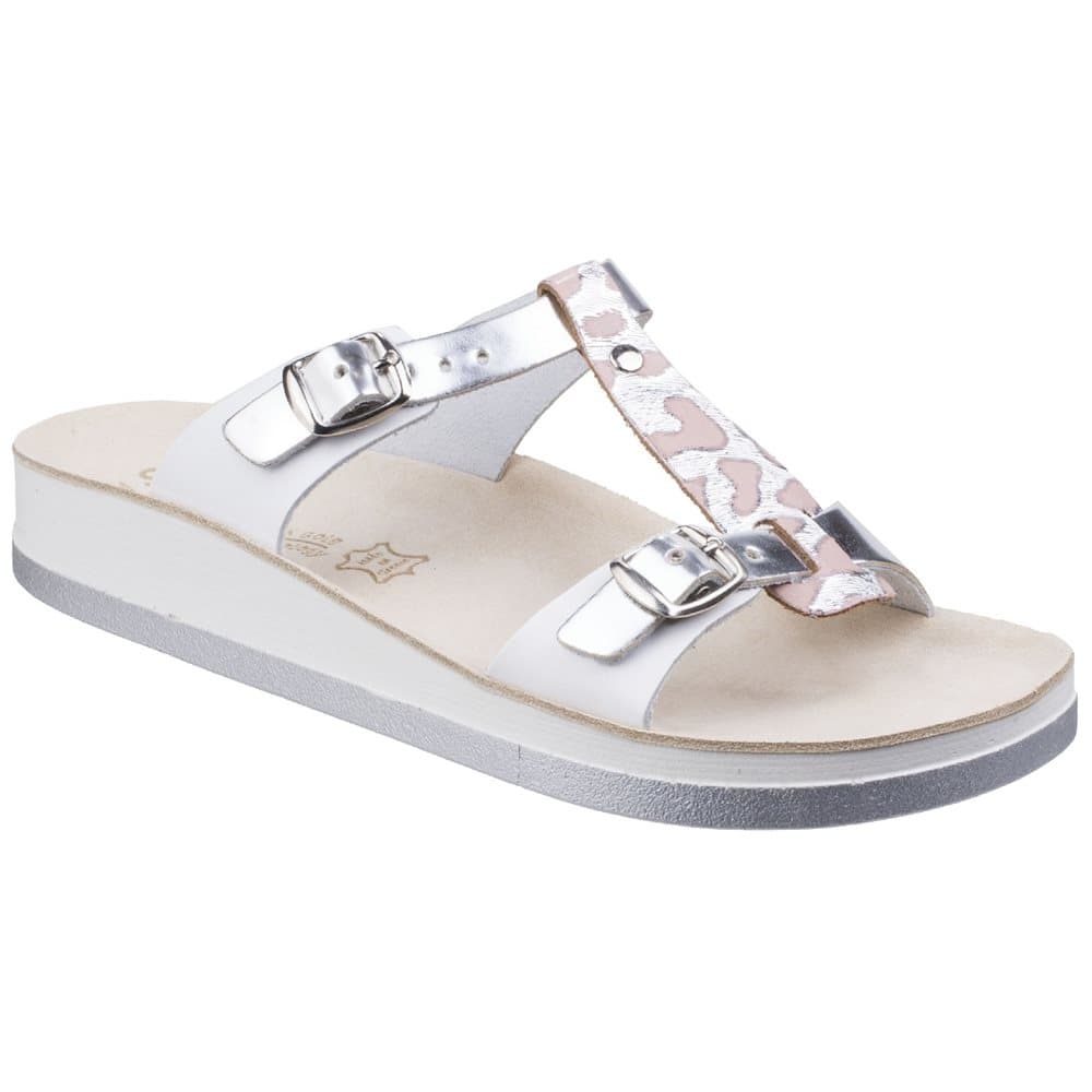 Fantasy Womens/Ladies Leather Jessamine Summer Mule