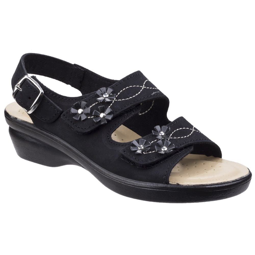 Fleet & Foster Damar / Dam Amaretto Touch Fastening Leather Sandals