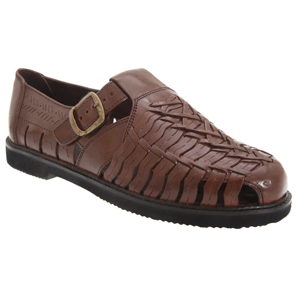 Scimitar Läder Interlaced Sandaler för herrar