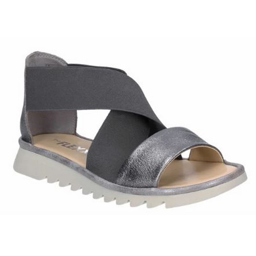 The Flexx Womens/Ladies Wat A Cross Tivoli Slip On Leather Sandal