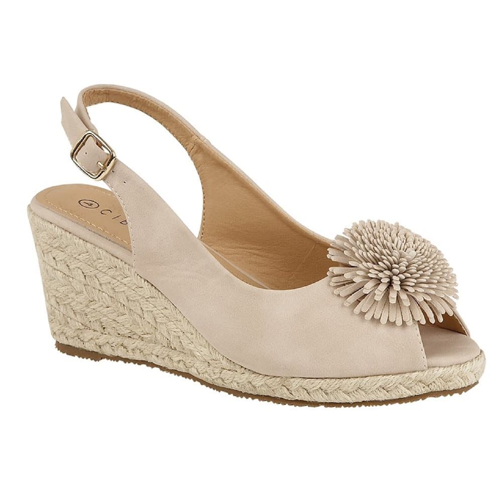 Cipriata Womens/Ladies Alessandra Buckle Wedge Heel Sandal