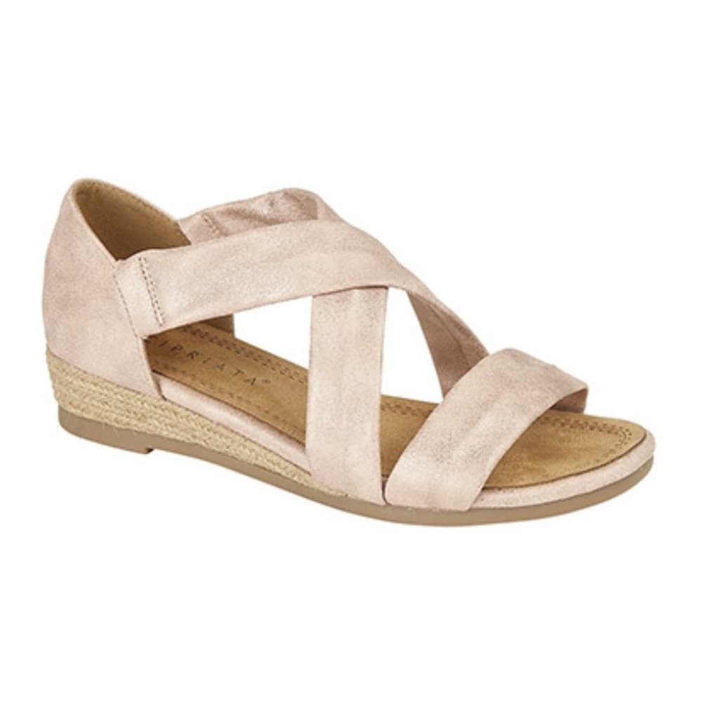 Cipriata Womens/Ladies Oliva Heel In Stretchy Crossover Bar Sandals
