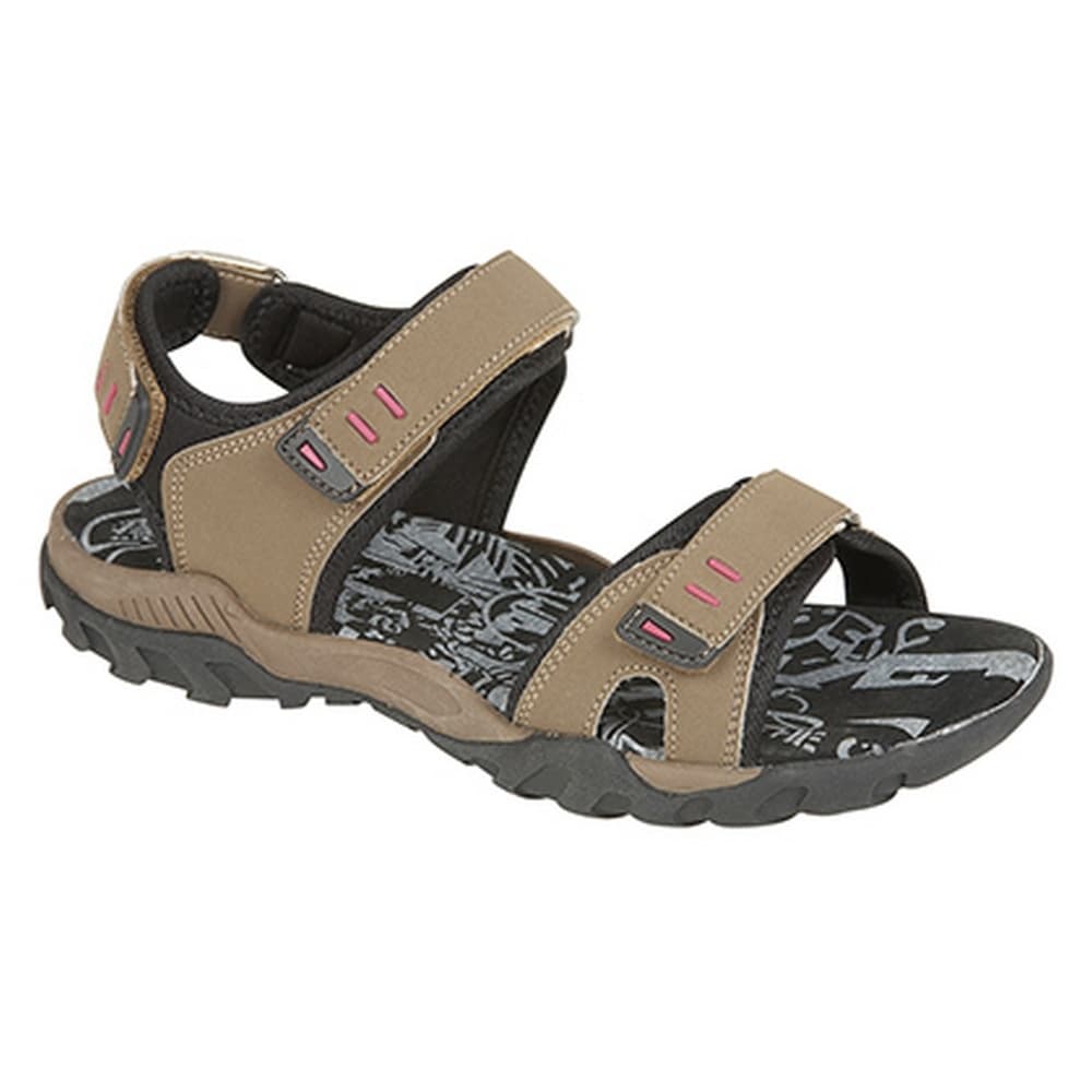 PDQ Kvinnor / damer Toggle & Touch Fastening Sports Sandaler
