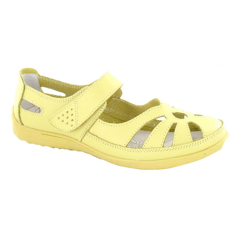 Down To Earth Womens/Ladies Leather Cut Out Shoes