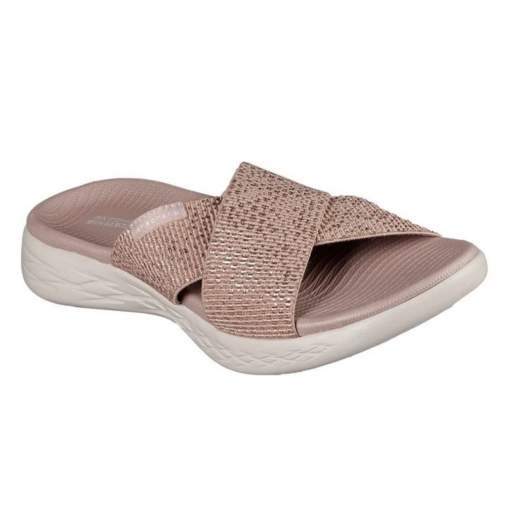 Skechers Damer / Damer On-The-Go Glistening Sandal