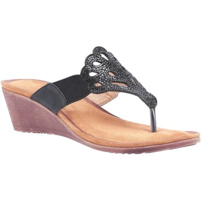 Divaz Womens/Ladies Felicity Toe Post Sandal