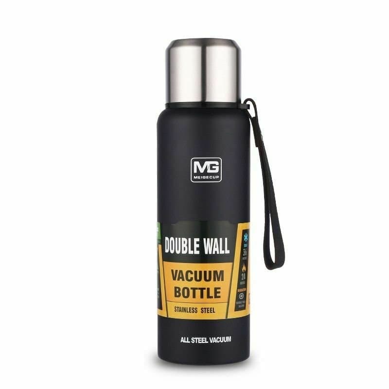 Dobbeltisolert Termos, 750 ml - Svart