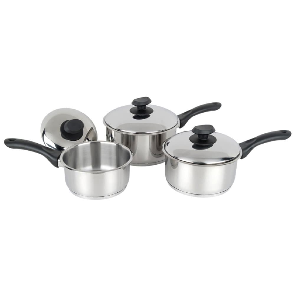 Pendeford Stainless Steel Collection Sauce Pan Set